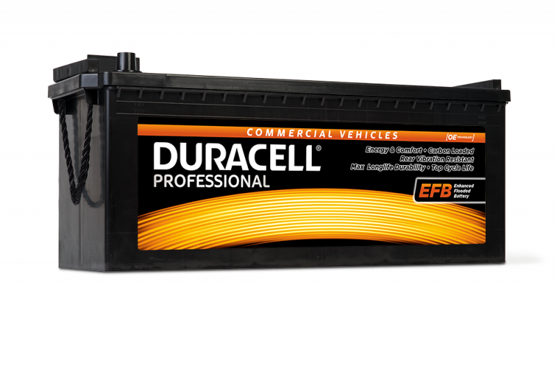 Nutzfahrzeugbatterie, LKW Batterie, Duracell Professional DP 240 EFB