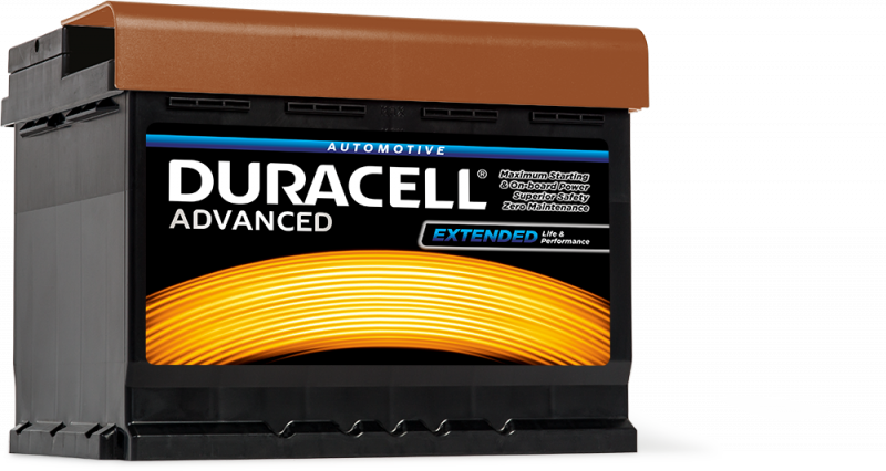 Autobatterien, Starterbatterien, Duracell Advanced DA 50T