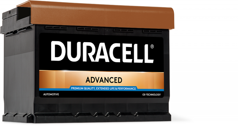 Autobatterien, Starterbatterien, Duracell Advanced DA 50T