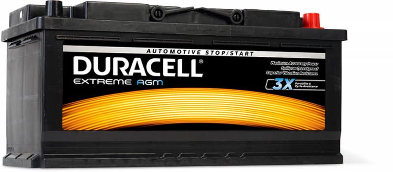 Autobatterien, Starterbatterien, Duracell Extreme DE 405 AGM